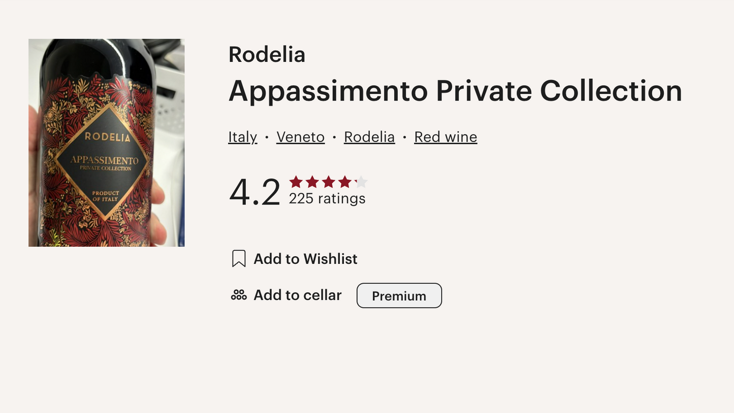 意大利  Rodelia appassimento IGT puglia