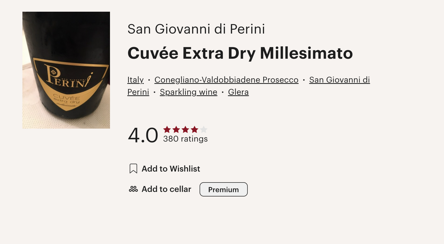 意大利 Villa Perini Cuvee extra dry